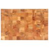 Chopping Board 23.6"x15.7"x1.5" Solid Wood Acacia